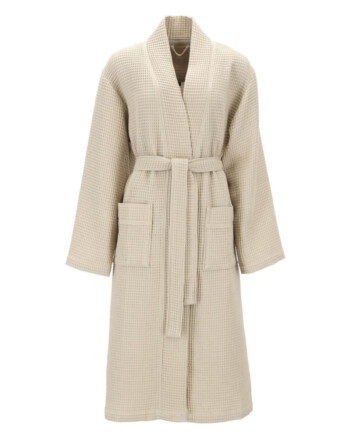 Waffle Piqué Bathrobe "Siam" - Image 2