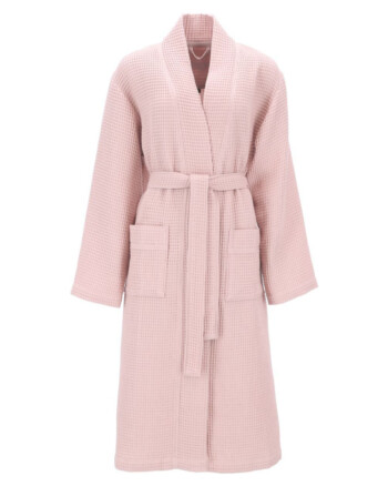 Waffle Piqué Bathrobe "Siam" - Image 5