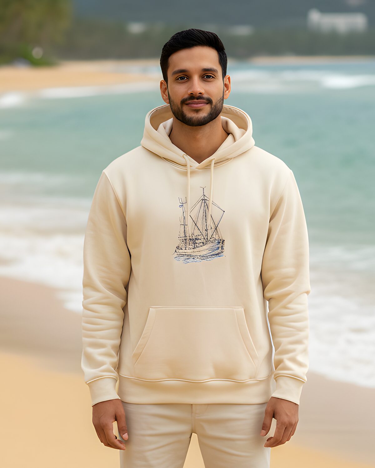 Kalapüügilaevaga pusa