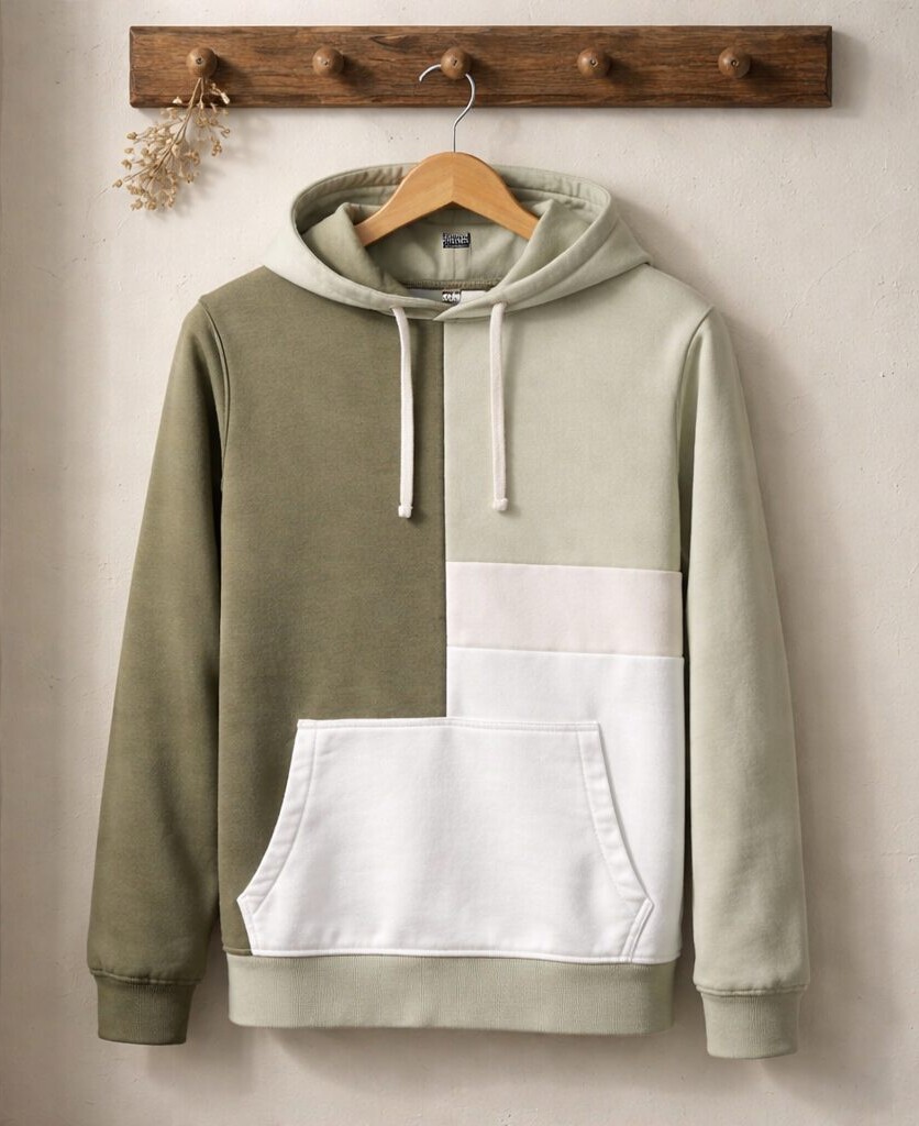 Kapuutsiga pusa "Color Block" - Image 3